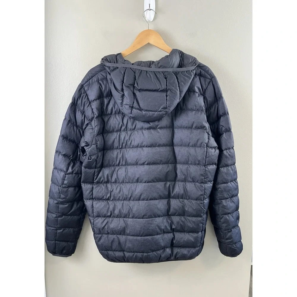Eddie Bauer EB650 Down Puffer Jacket Mens Medium Full Zip Insulated Coat